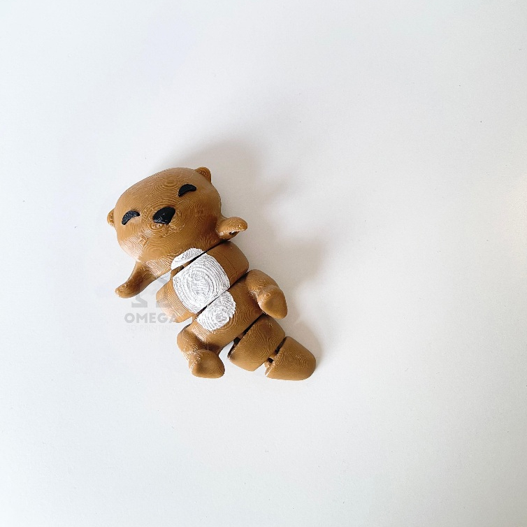 Figur lucu the Flexi Otter - Magnetic Hand-Holding (1 pcs) | boneka berang berang