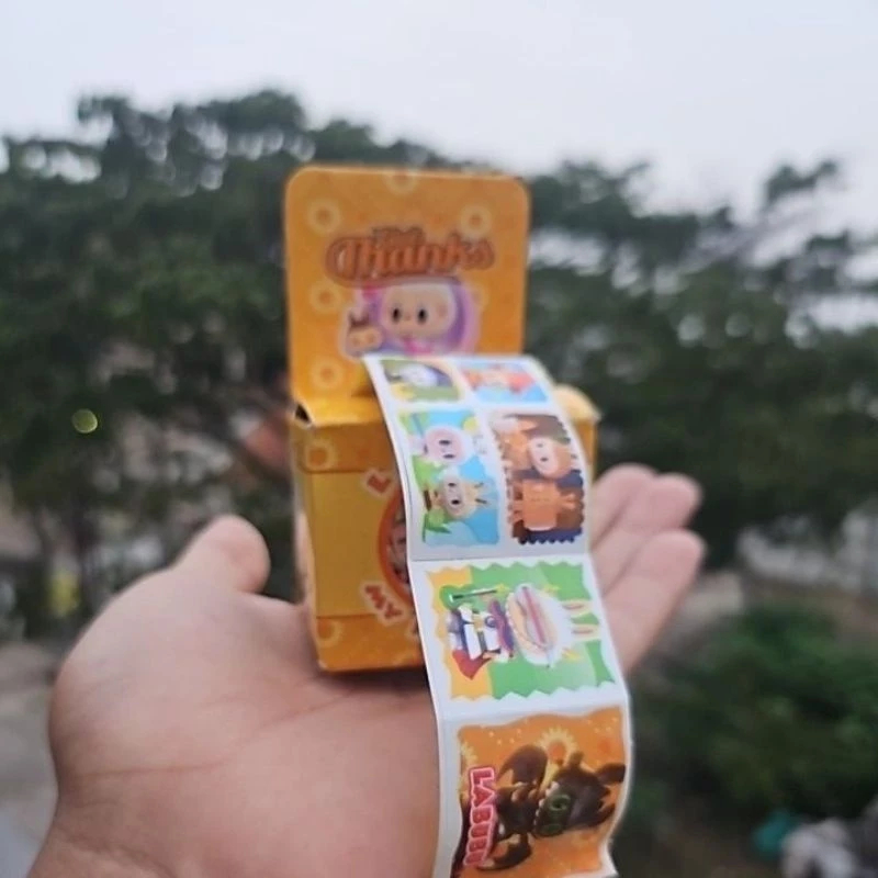 

sticker rolling kartun labubu sanrio / mainan stiker tempel anak lucu