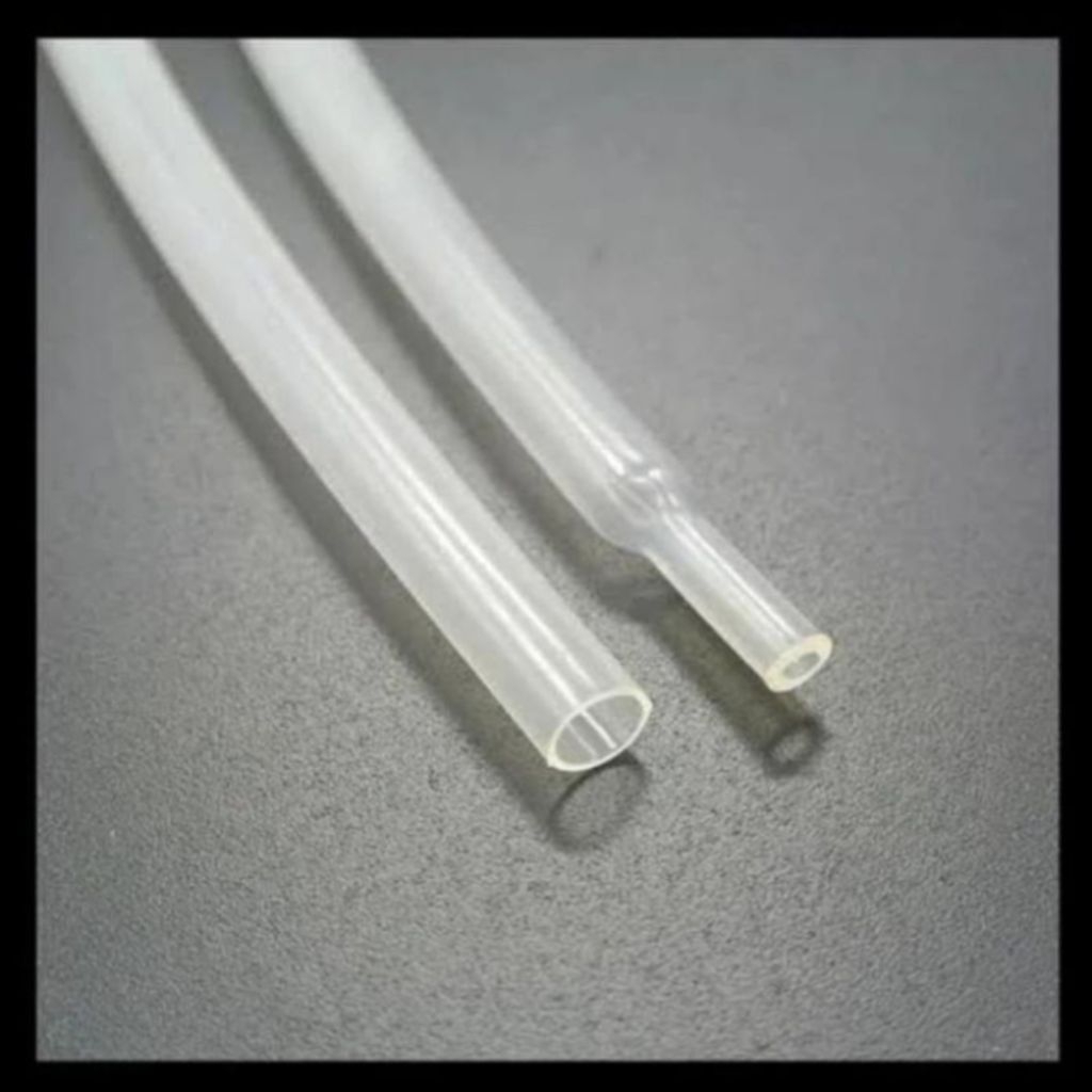 Heatshink Clear/Bening 2mm 3mm 4mm 5mm 6mm Selongsong Bakar Selang Bakar Clear Bening Transparant