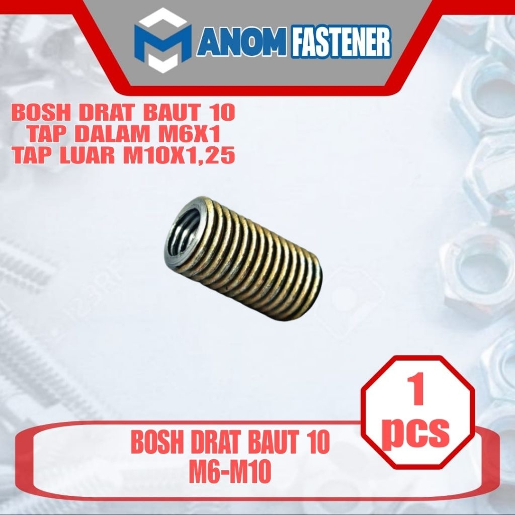 BOS DRAT/SOK DRAT BAUT 10 (M6-M10) 1 PCS
