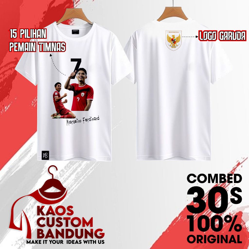 Kaos Bola Timnas Couple Anak Dewasa Kaos Timnas Kaos Suporter Kaos Fans Timnas Kaos bola premiumTIMN