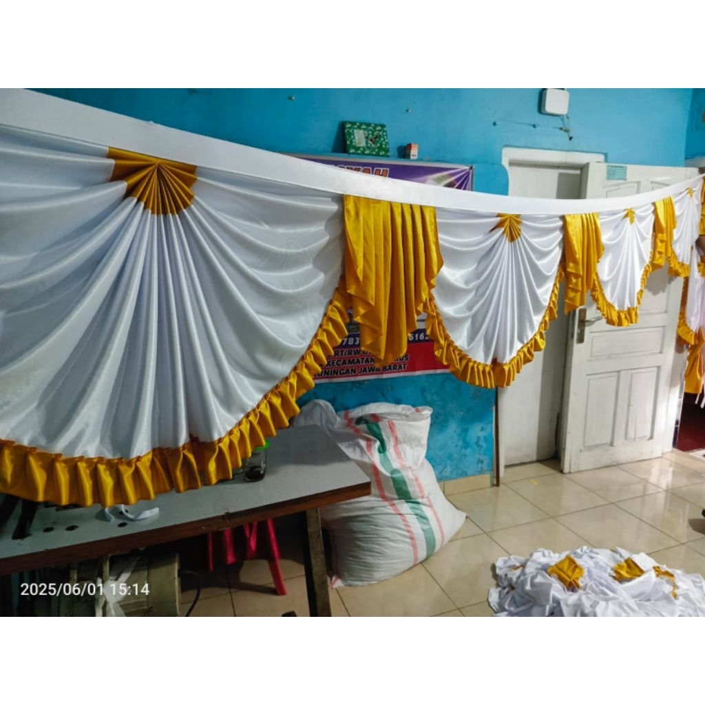 Rumbai Tenda Dekorasi-Poni Tenda Dekorasi - Model Kipas