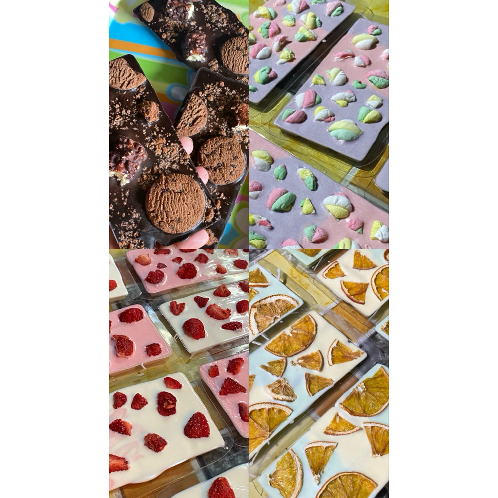 

CHOCOLATE BARK by SUGARQUEEN || coklat || marshmellow || orange || strawberry