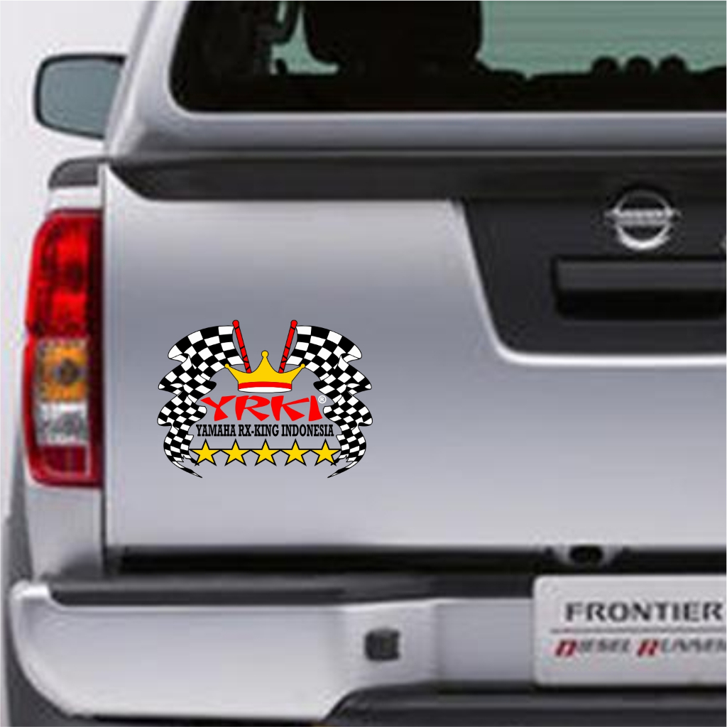 CUTTING STICKER YRKI STIKER MOBIL YAMAHA RK-KING INDONESIA KEREN BERKUALITAS