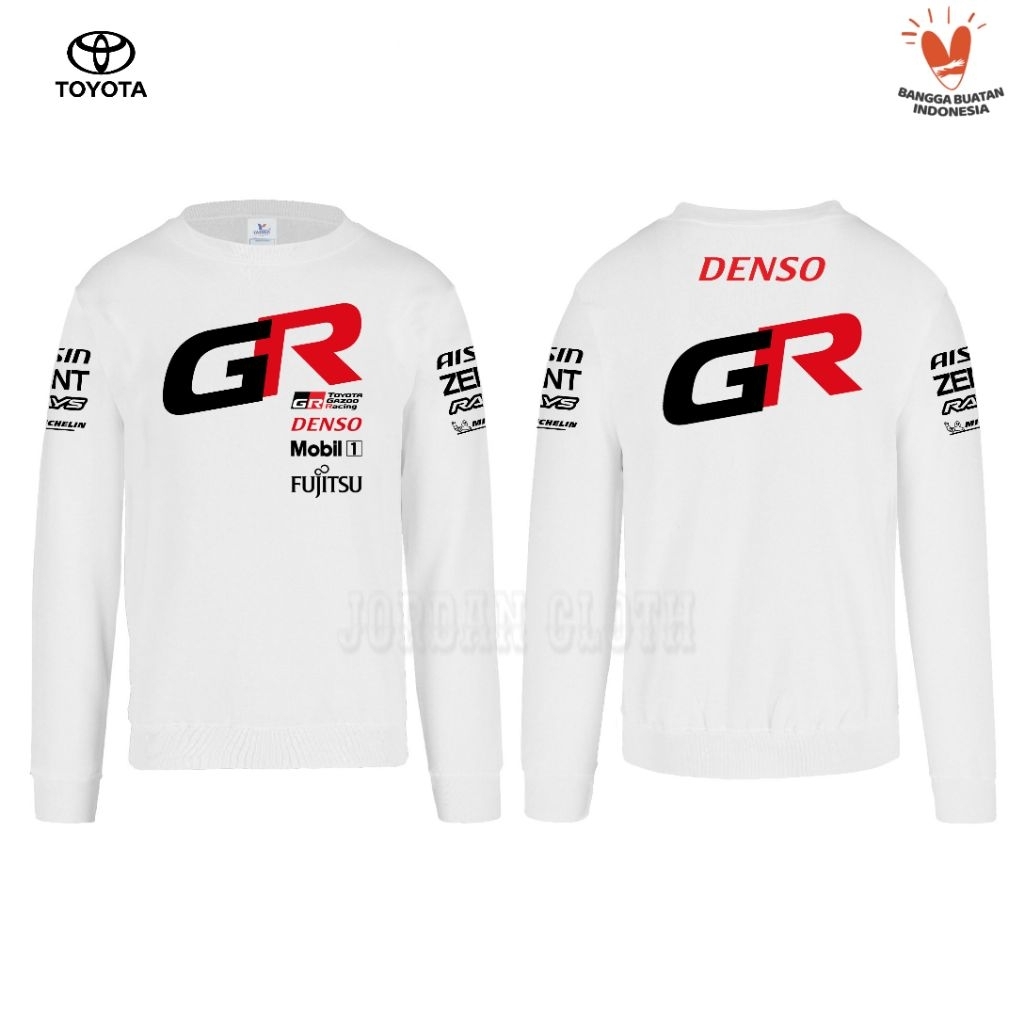 Sweater Jaket Hoodie Team Toyota Gazoo Racing GR