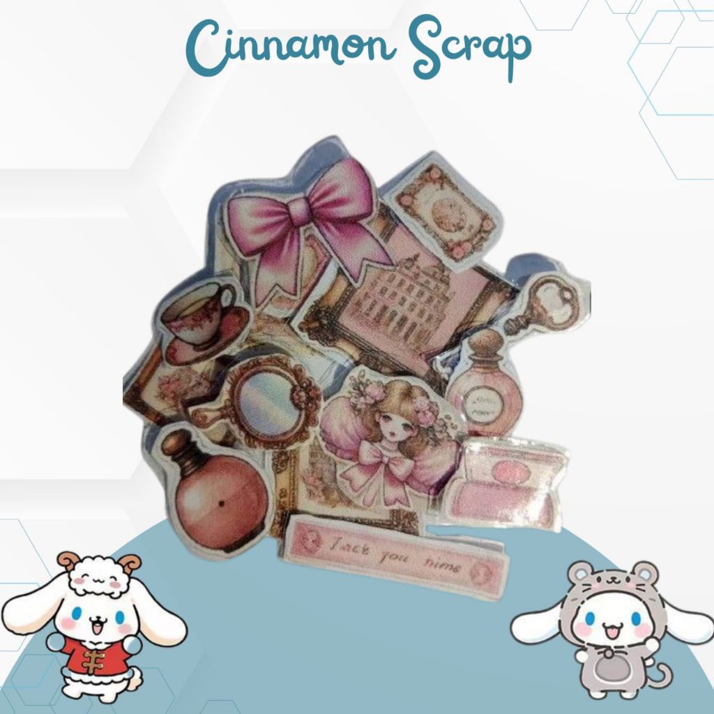 

Sticker Vintage Sticker Aesthetic 50 pcs Vol. 1