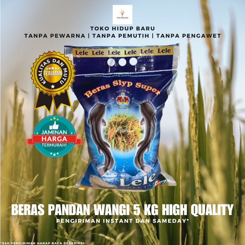 

(BEST SELLER) BERAS PANDAN WANGI ROJOLELE SUPER HIGH QUALITY MURAH 5KG