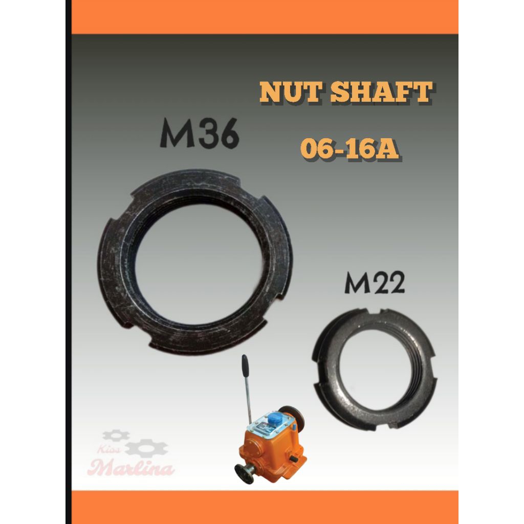 06_16A Nut Shaft M36 M22 M39 Marine Gearbox kapal