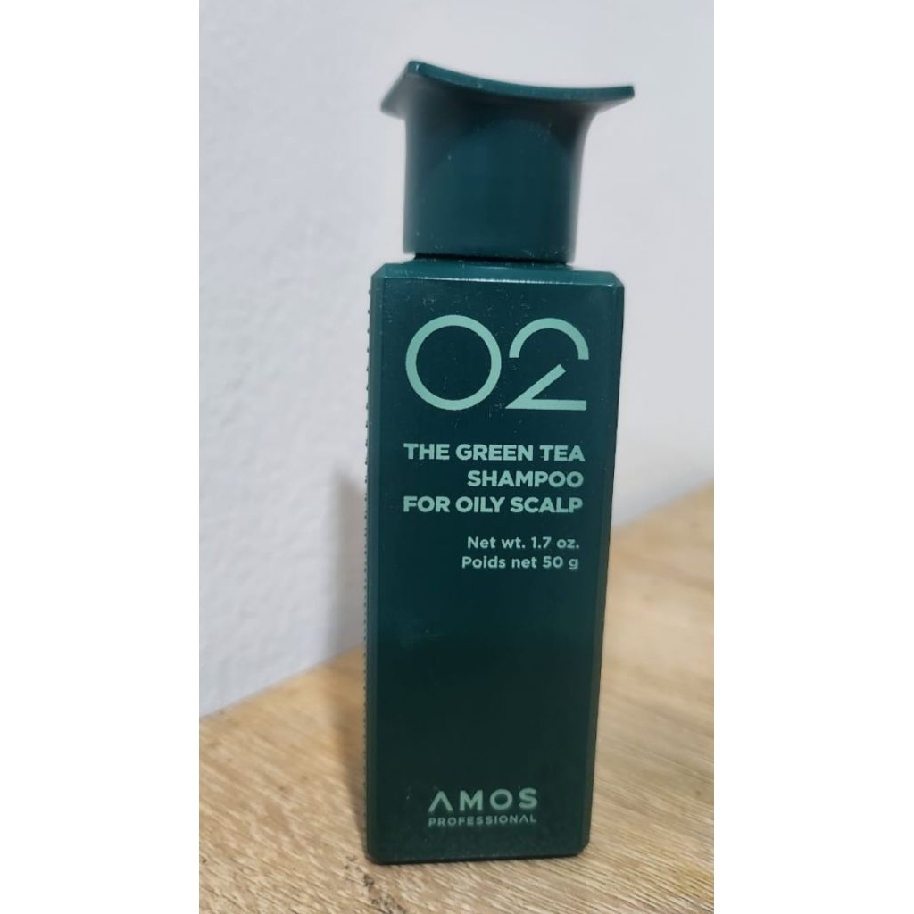 Amos professional green tea shampoo 80g ( buat rontok)