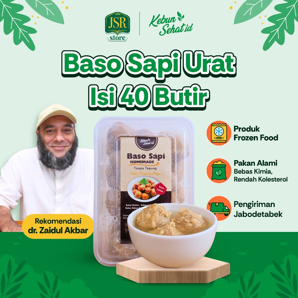 

Baso Urat isi 40 butir