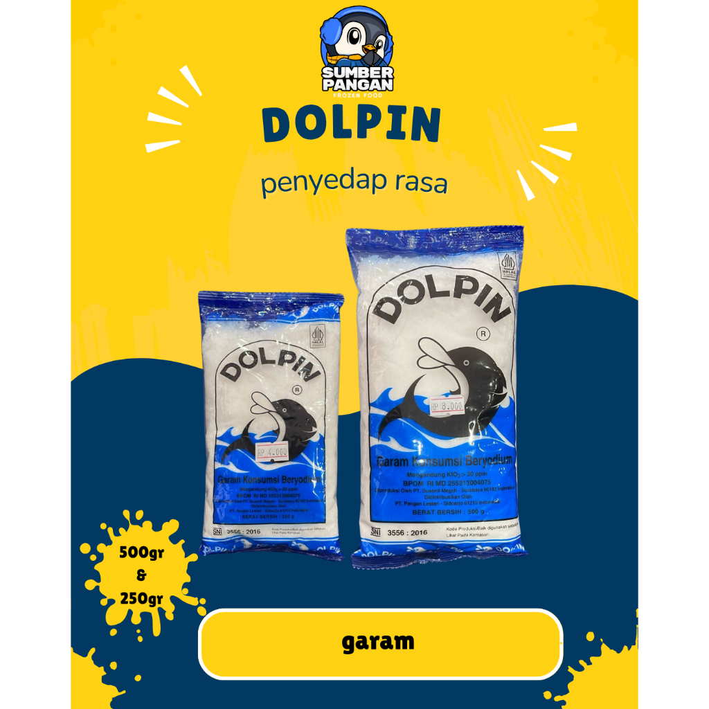 

Garam Dolpin 500gr&250gr