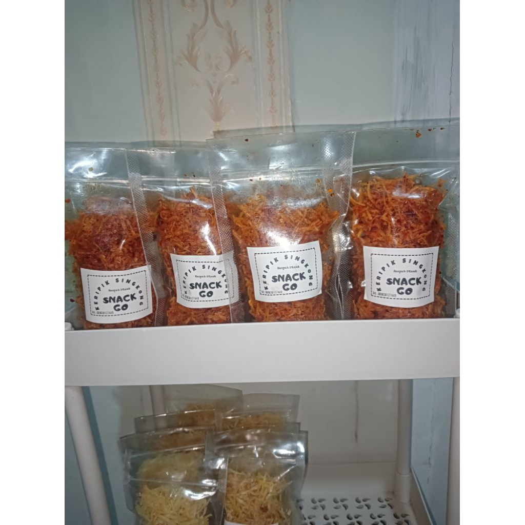 

Pikda keripik singkong snack go kemasan pouch 85gr