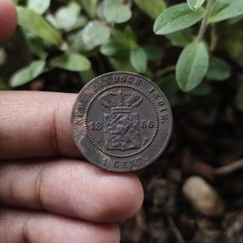 Koin Netherlands East Indies 1 Cent 1856 NEI31