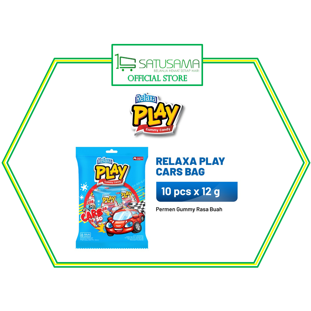 

RELAXA PLAY GUMMY CANDY CARS 3D 120 G