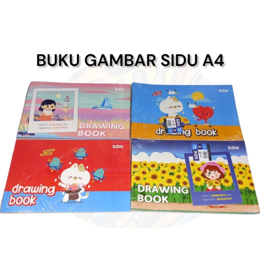 

SIDU Buku gambar Sidu A4 Perpak Isi 5 Buku gambar