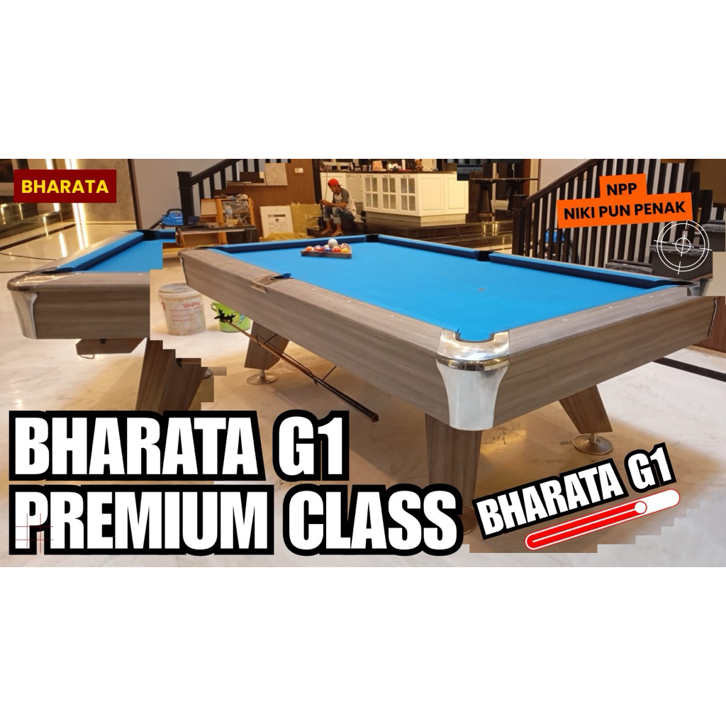 MEJA BILLIARD LOKAL BHARATA GEN1 9FEET BENZIVAR GROUP