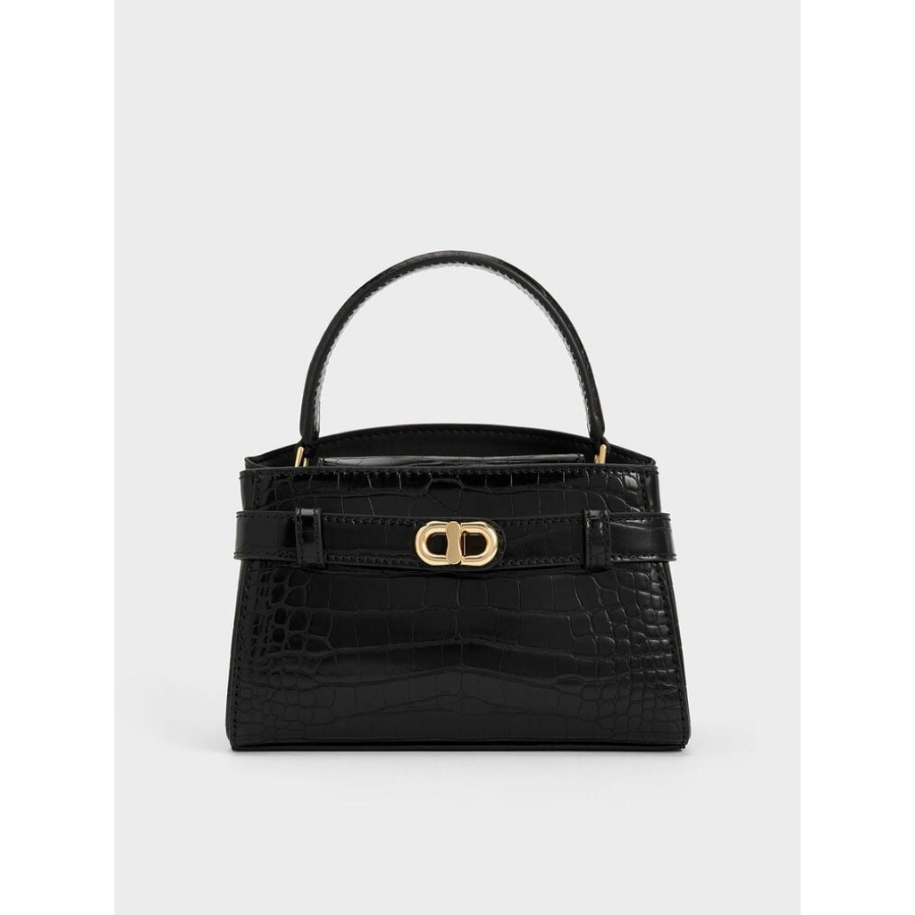 Aubrielle Croc-Effect Top Handle Bag