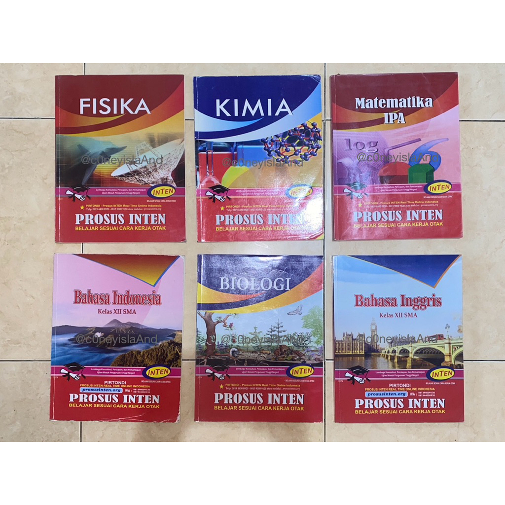 preloved buku modul inten saintek wangsit snbt utbk 2025