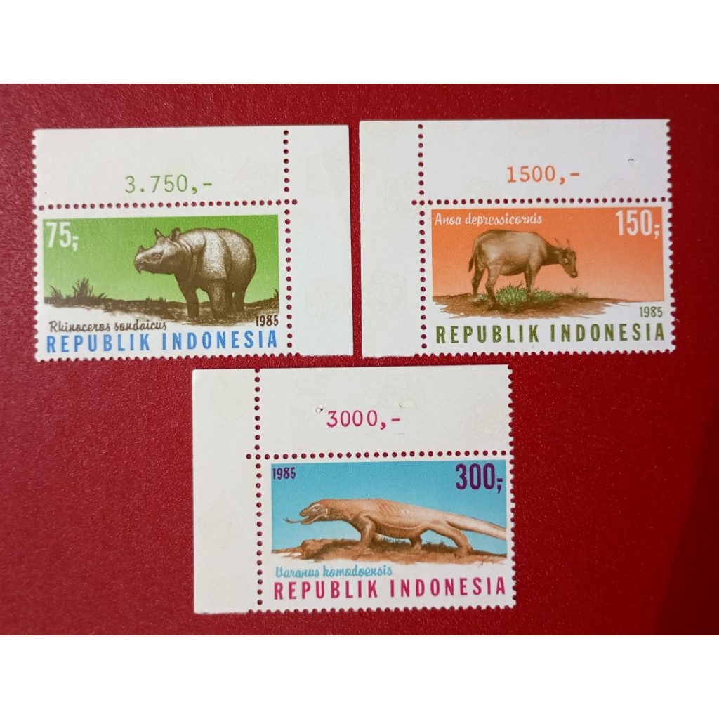 

PRANGKO INDONESIA MARGASATWA 1985 SET LENGKAP MINT
