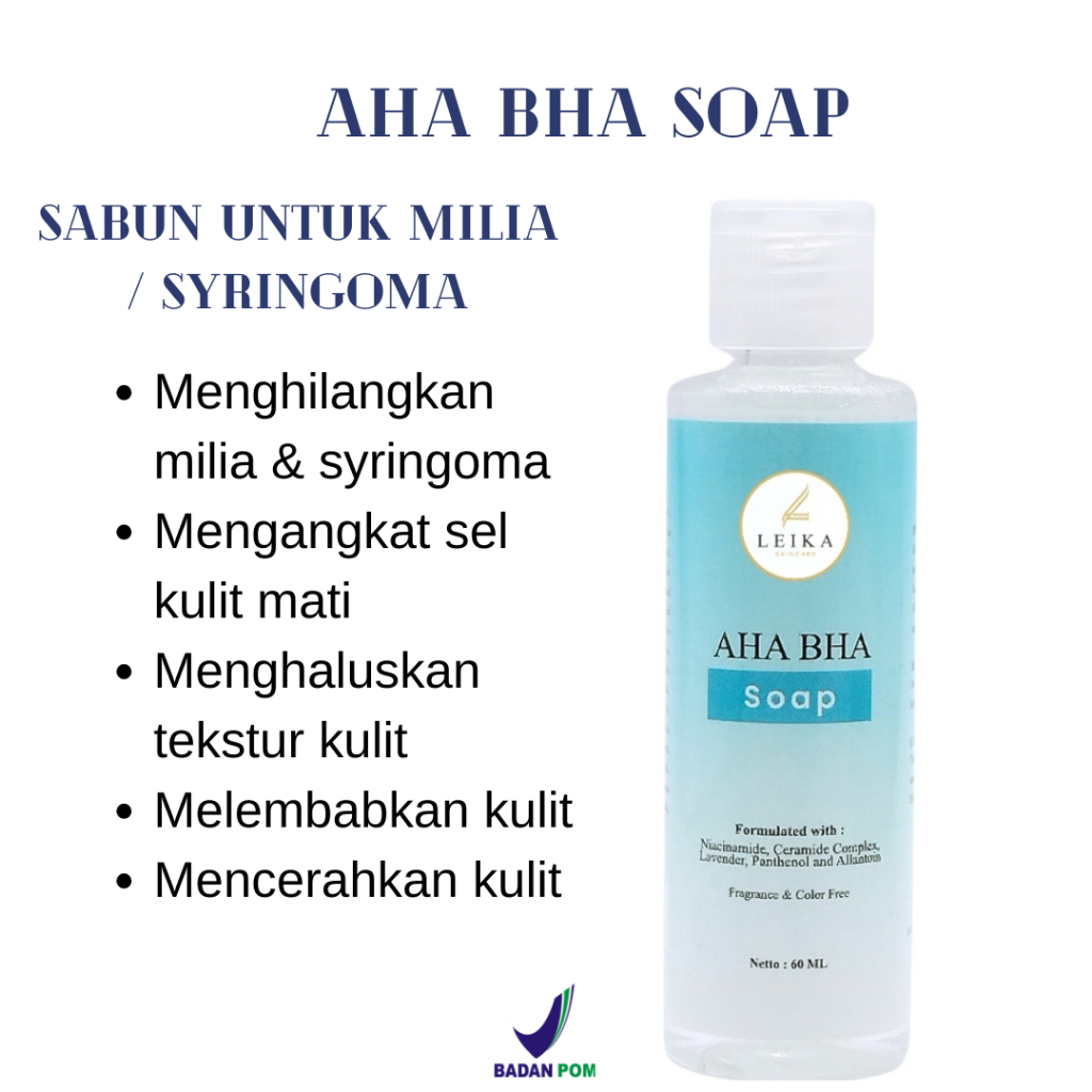 AHA BHA SOAP Penghilang Milia Paling Ampuh Penghilang Milia Di Bawah Mata Skincare Milia Sabun Untuk