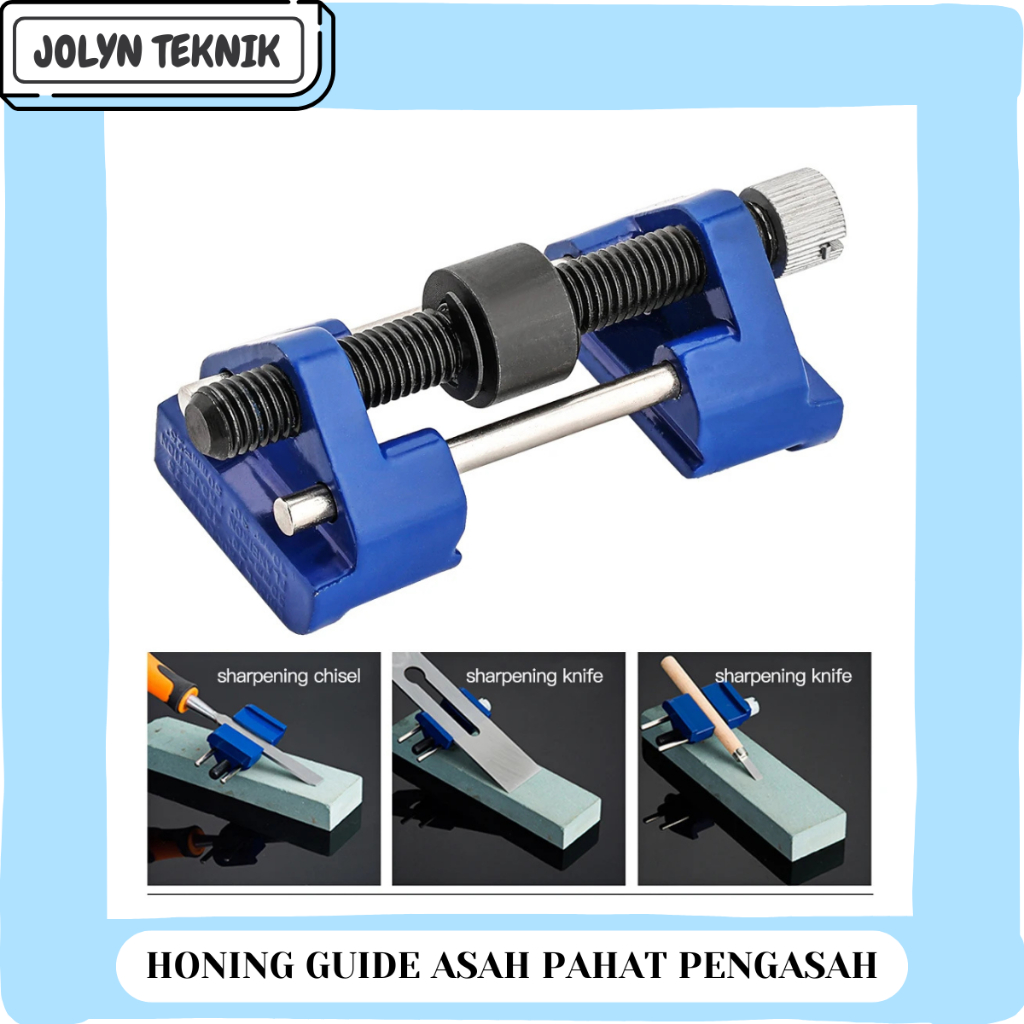 Honing Guide / Asah Pisau Pasah Kayu Alat Bantu Pengasah Manual Dan Pahat Honing Manual Sharpening