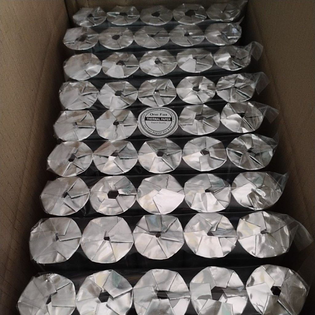 

100 pcs kertas struk Thermal 80 x 40 paper roll untuk printer bluetooth 80mm mesin kasir parkir