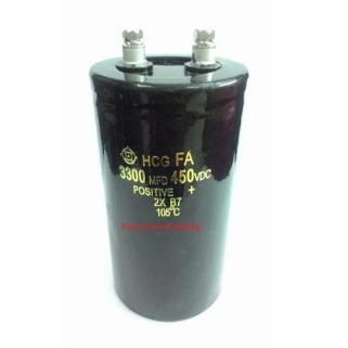 Elco 3300uf - 450Vdc / Capacitor / Kapasitor / Hitachi