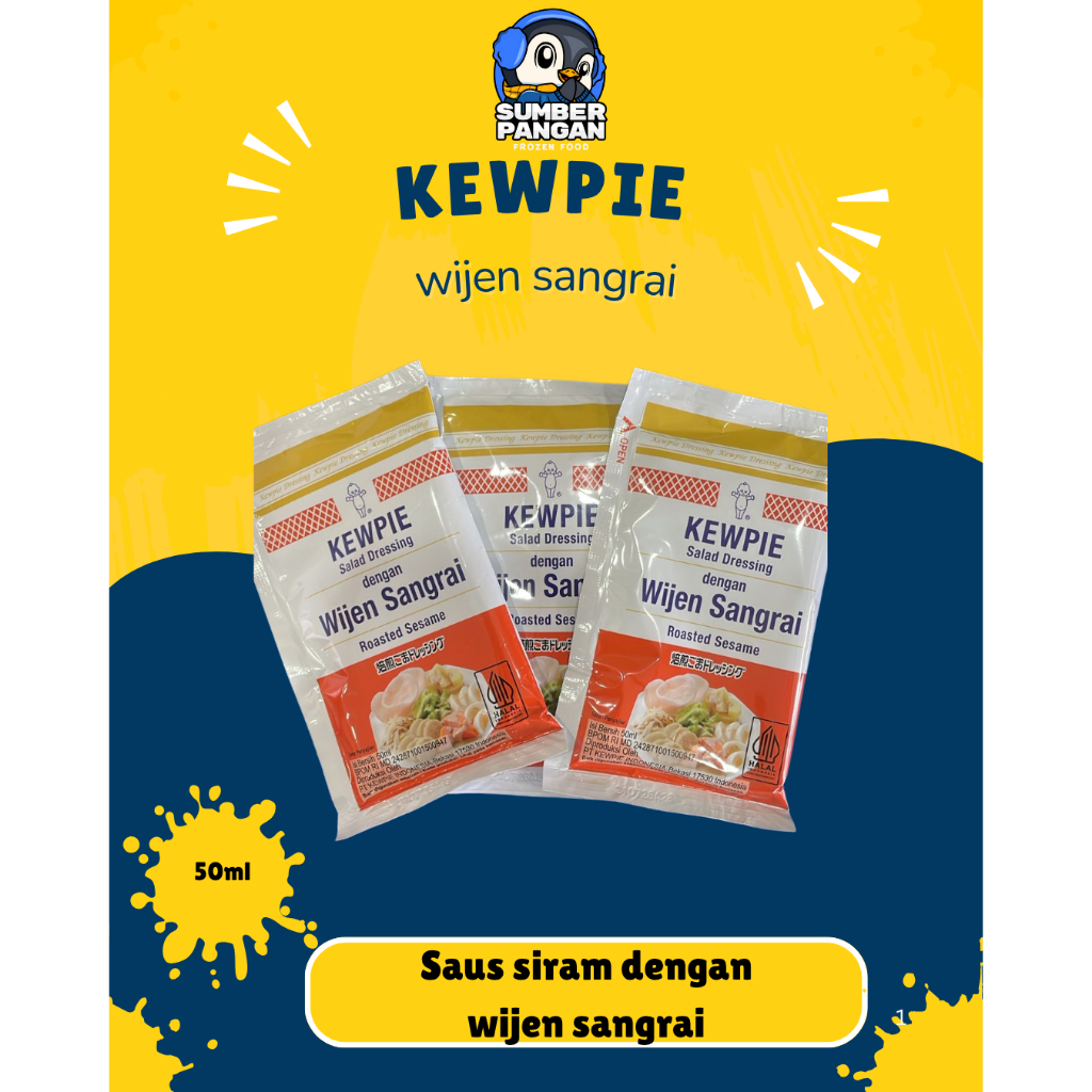 

Kewpie Wijen sangrai 50ml(sachet)