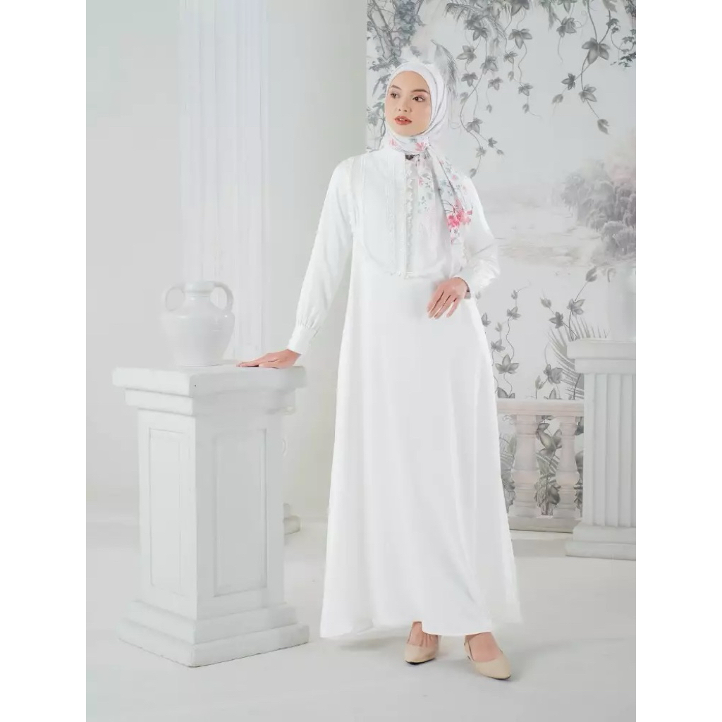 Gamis Muslim Wanita Mandevilla Dress Zoya