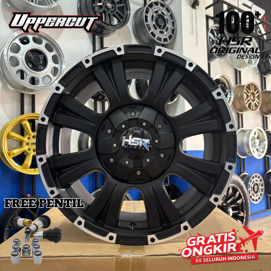 VELG MOBIL HSR TSINGA RING 16 UNTUK MOBIL TERIOS, RUSH, GRANDMAX, XPANDER, INNOVA, APV