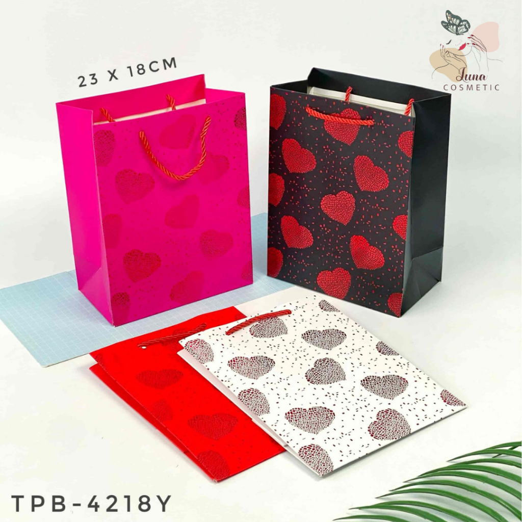 

LUNA-TSJ-PAPERBAG UK 23X18X10 TALI KUR BERDIRI MTF MIX Y