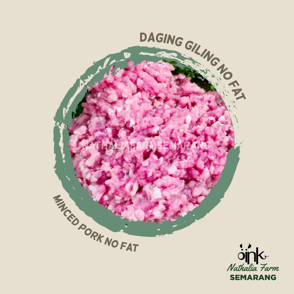

Daging Babi Organik - Daging Giling No Fat 500g