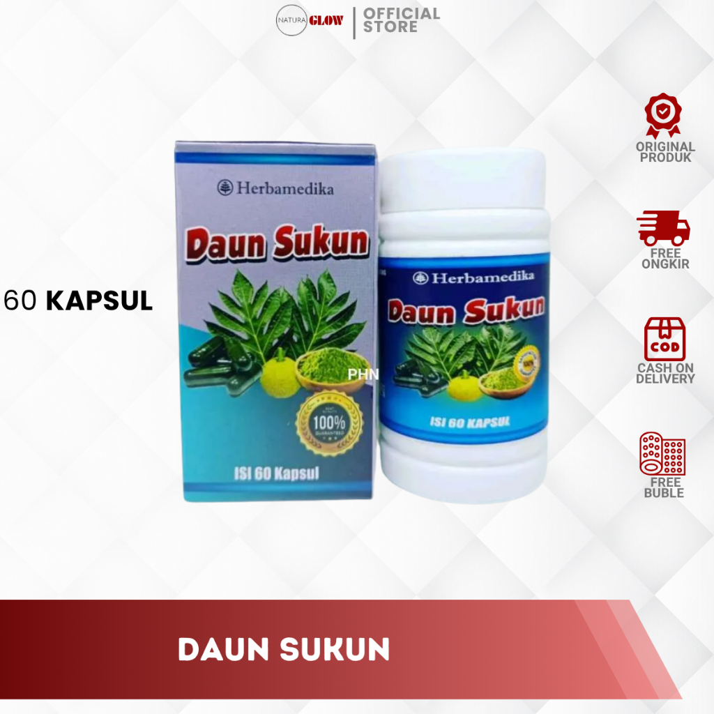 

Daun Sukun Kapsul Herbamedika Isi 60 ORIGINAL 100%