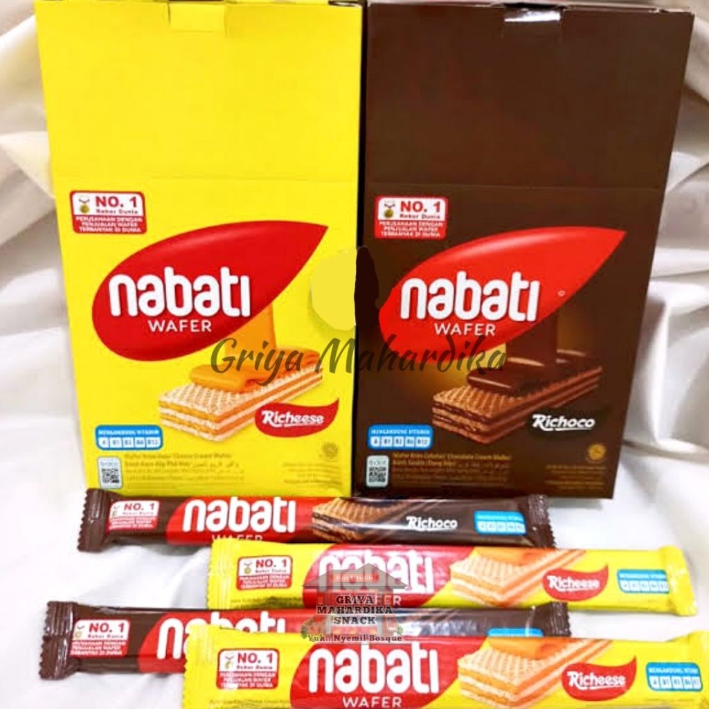 

Nabati Wafer 1 box isi 20 pcs Snack box