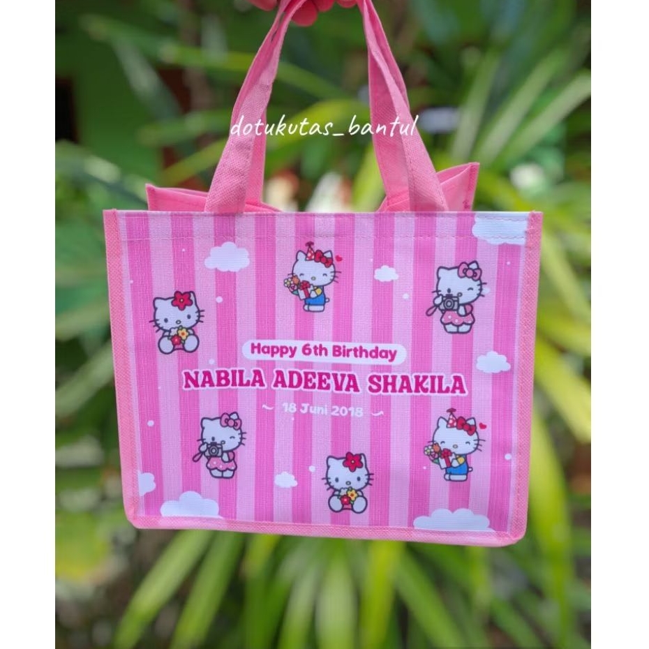 

Tas jinjing ulangtahun/Tas ultah murah/Goodiebag ultah custom