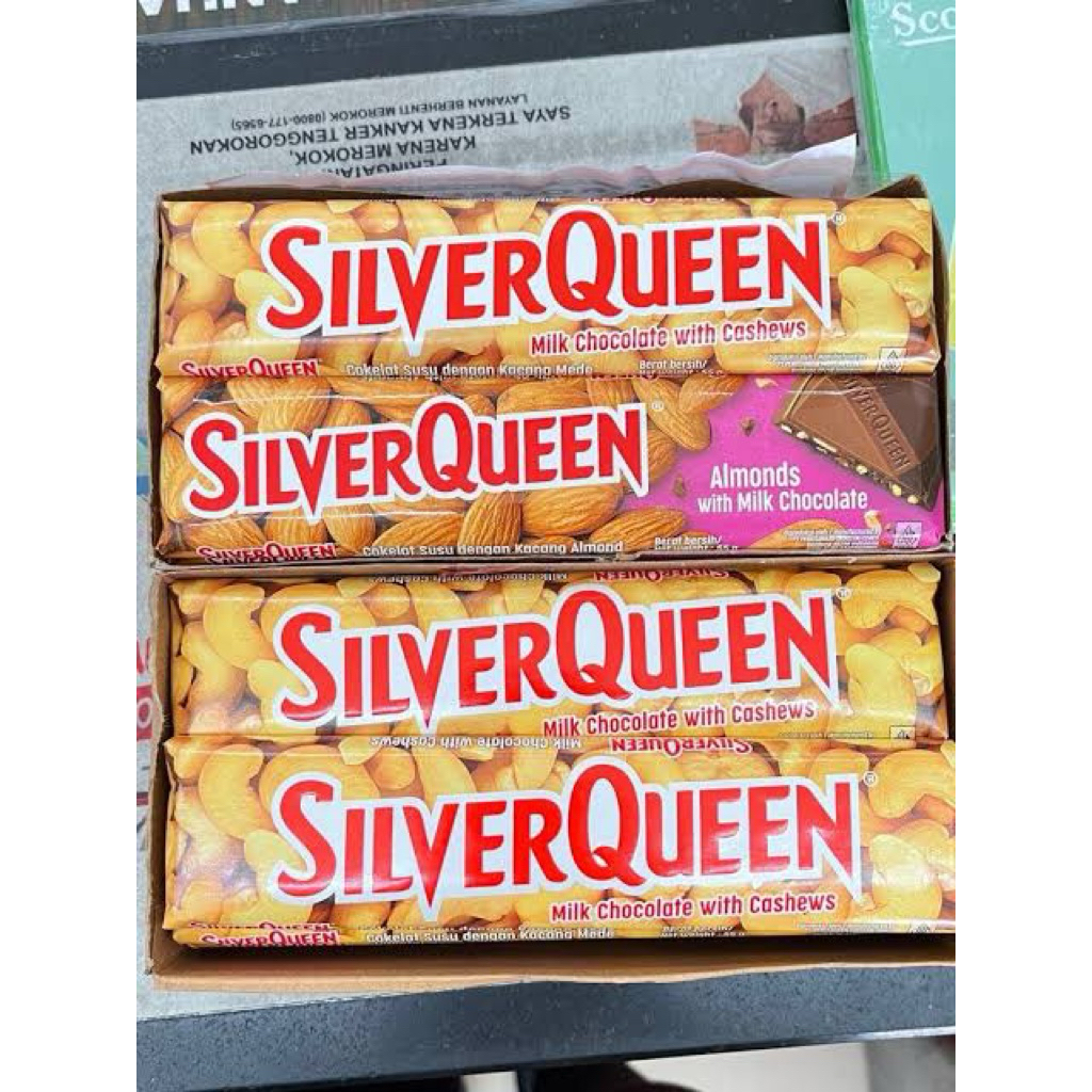 

silverqueen almond/cashew 55gr