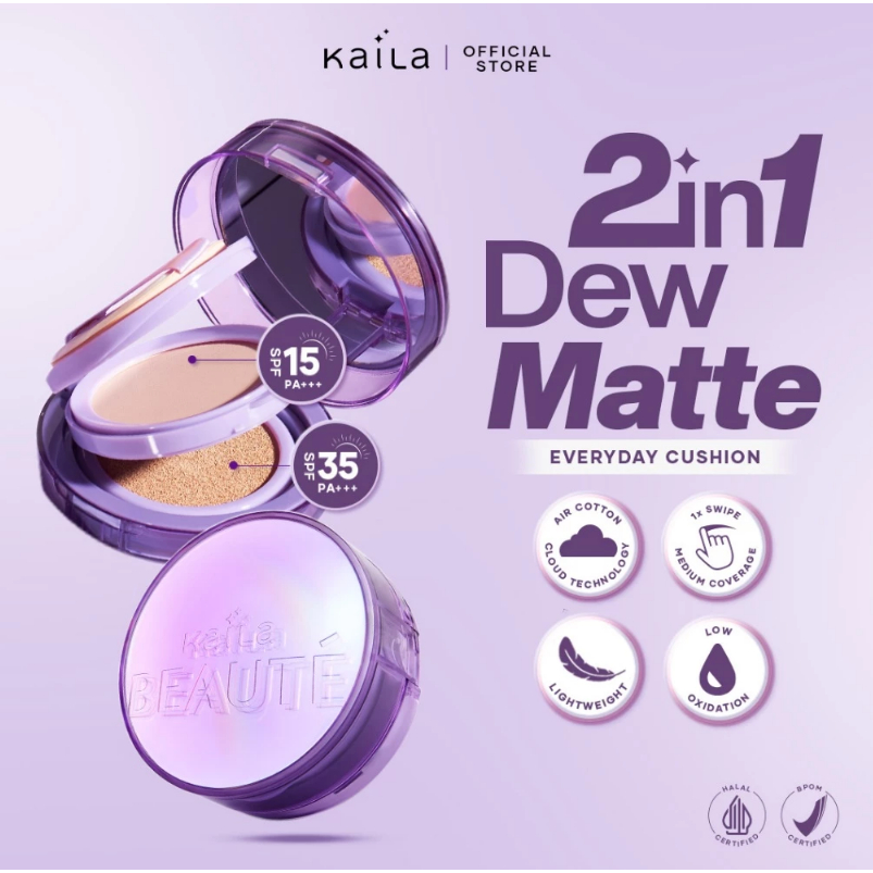 Kaila Beaute 2in1 Matte Cushion & Compact