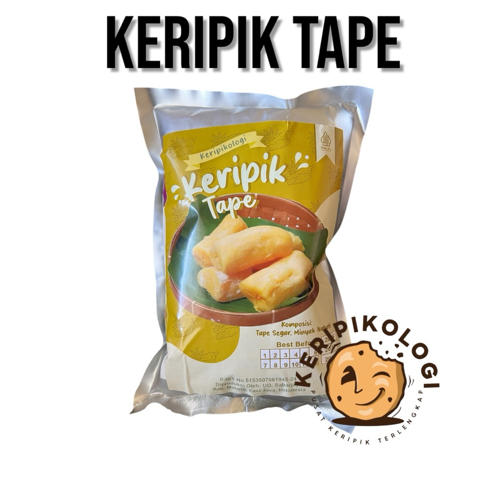 

KERIPIK TAPE SINGKONG ASLI PREMIUM ISI 100gr