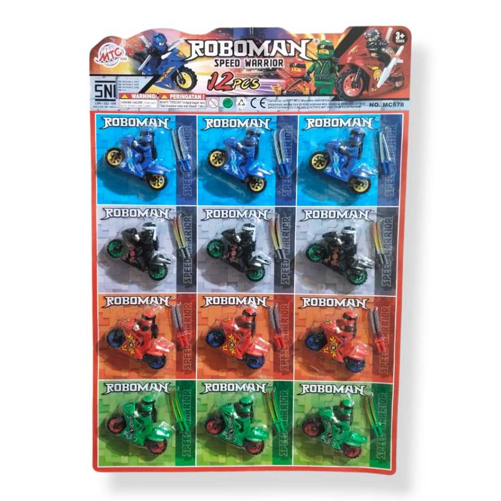 AS888 - Mainan Anak Star Rider & Roboman Motor Mainan 1 Pcs