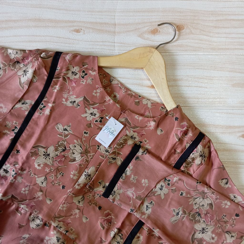 Malda - Gamis Sutra Silk Premium Free Gift