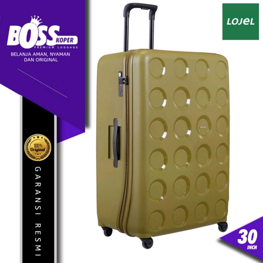 Koper extra large LOJEL 30 inch hardcase kuat polypropylene anti theft tsa