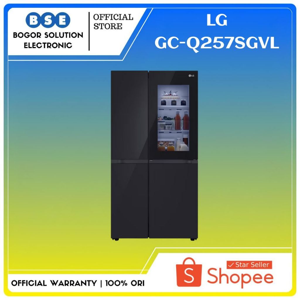 Kulkas Tok Tok LG GCQ257SGVL 694 Liter LG GC-Q257SGVL Side by Side LG