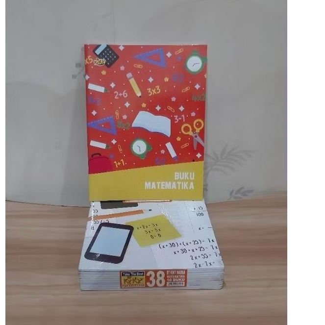 

Buku tulis petak kecil kotak kecil buku matematika Kiky isi 38