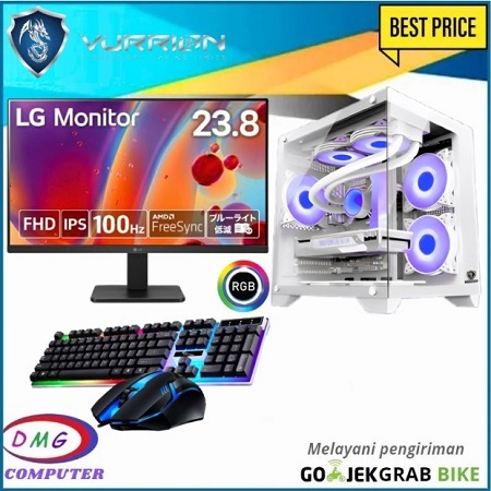 PC Lengkap 24inc Intel core i5 10400F / Ram 16GB / SSD 512GB