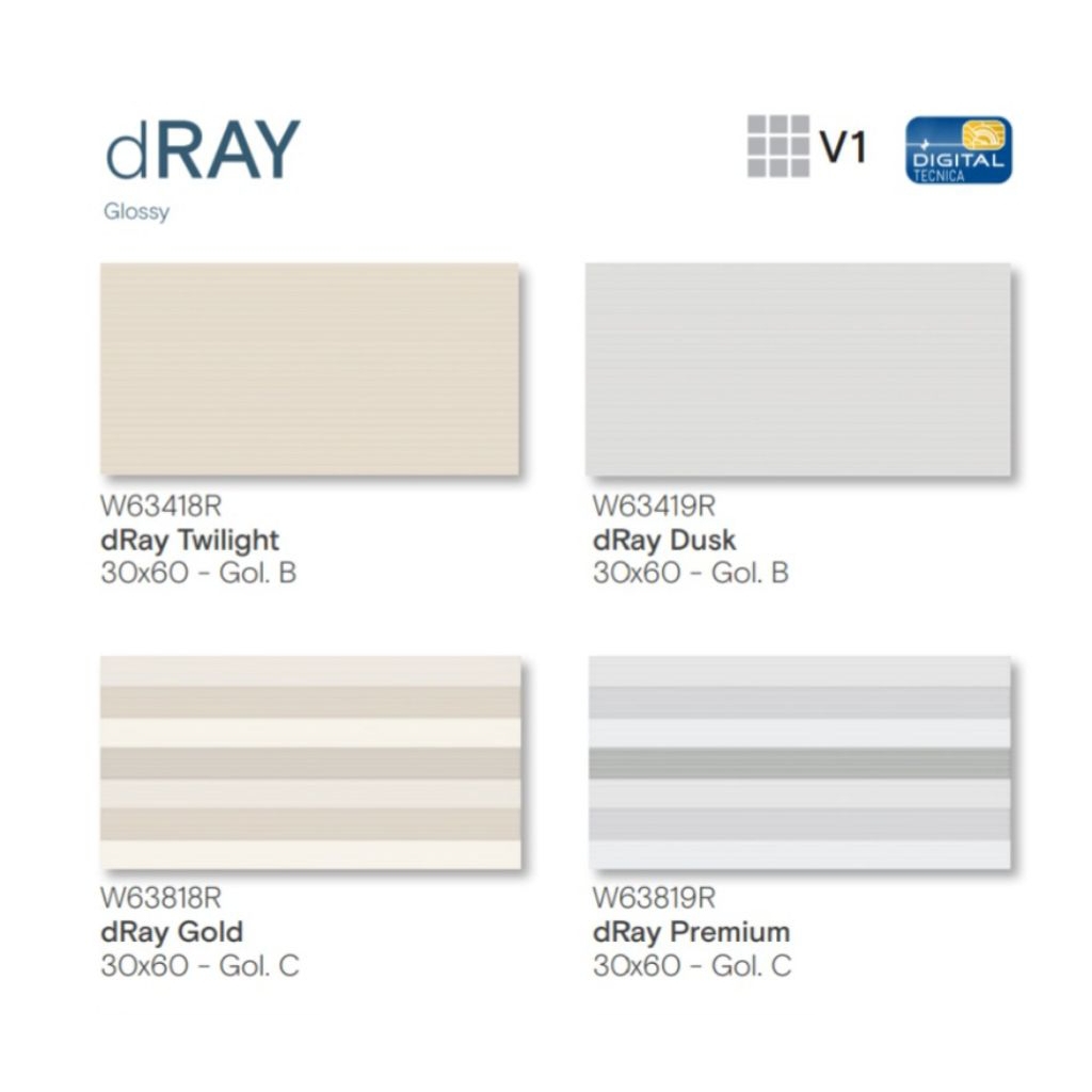 KERAMIK MERK ROMAN TIPE dRAY TWILIGHT, DUSK, GOLD, PREMIUM UKURAN 30X60 RECTIFIED CUTTING UNTUK LANT