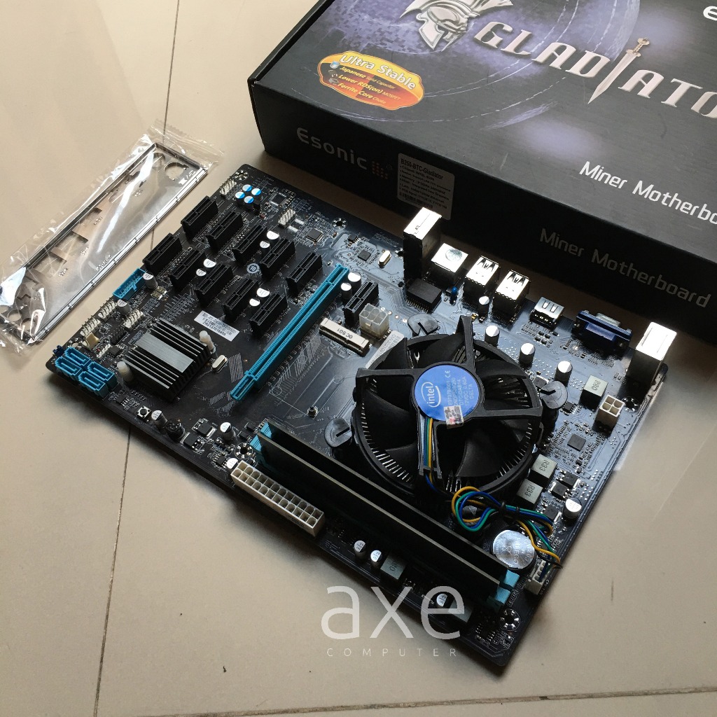 paket i3 6100 h110 atx 8gb ram dual