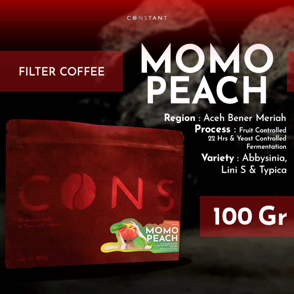 

Manual Brew Single Origin Filter Specialty Aceh Bener Meriah Peach Infused 100 Gr
