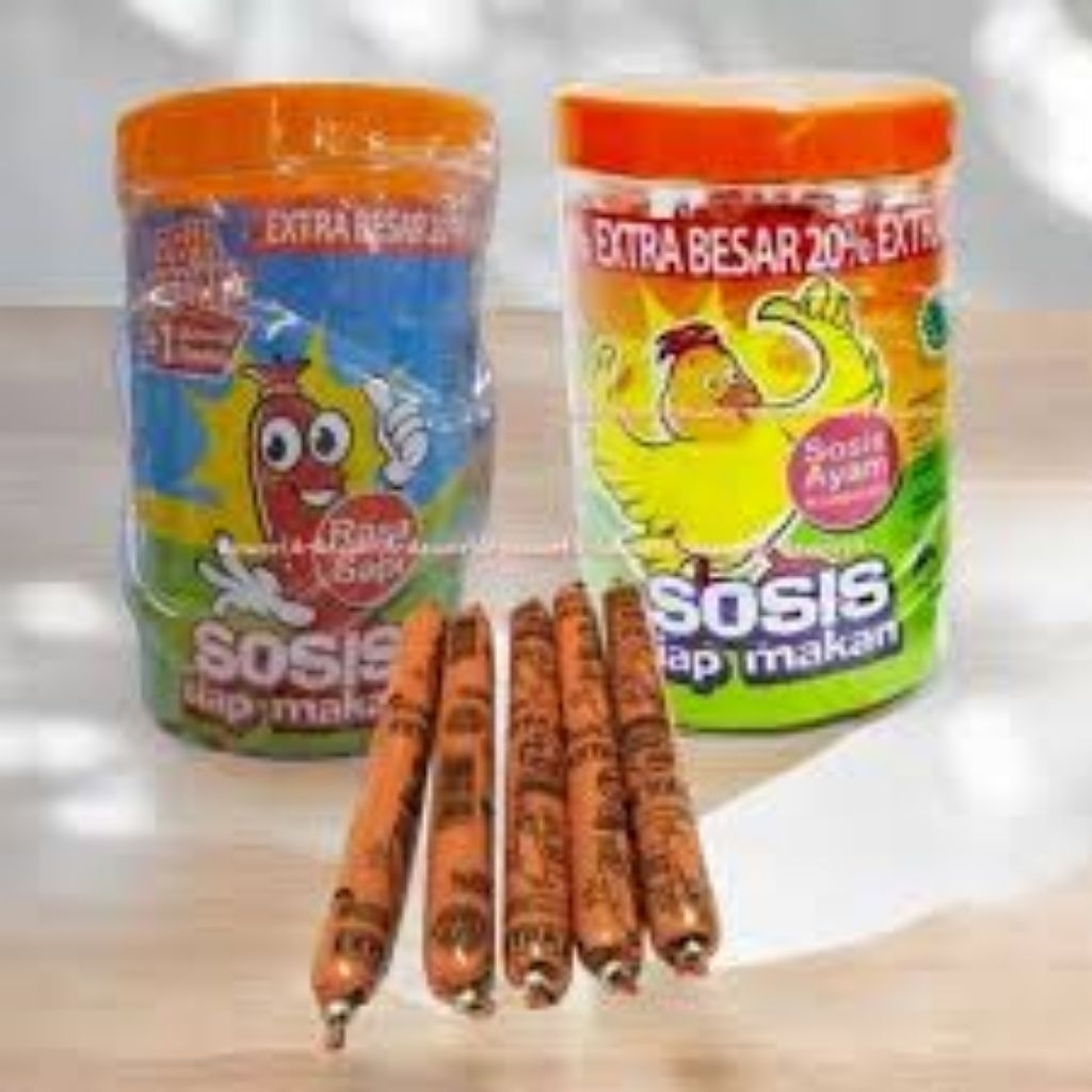 

Sosis SO NICE siap makan bervarian rasa 525gr - 1 toples