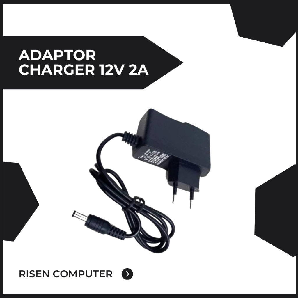 ADAPTOR 12V 2A Power Adapter Stb Cctv Router Led Strip Wifi Zte 12Volt Tv Box Universal