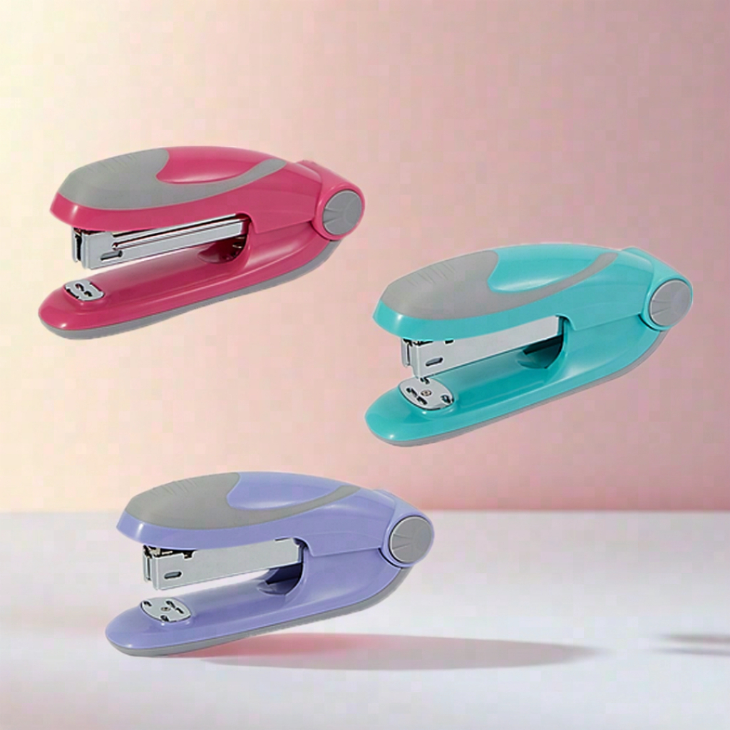

[Pelangi Stationery] BANTEX Stapler No. 10 15 Lembar Soft Touch Warna Pastel